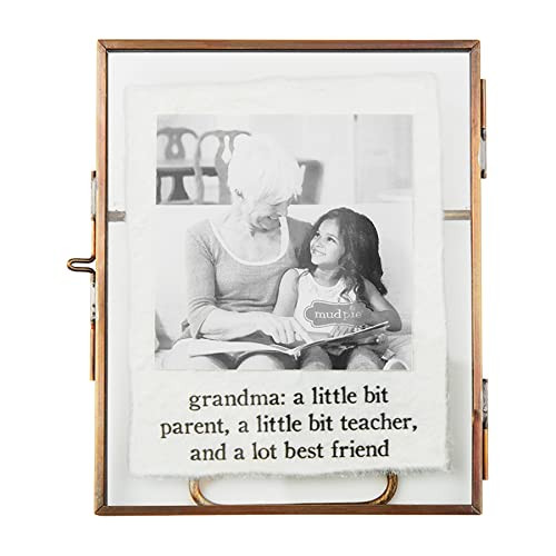 Mud Pie Glass Metal Frame, 3 x 3, Grandma