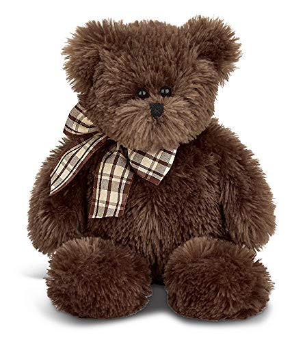 Bearington Bosco Chocolate Brown Plush Stuffed Animal Teddy Bear, 16 inches