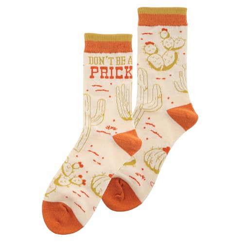 Karma Don't Be a Prick  Novelty Crew Socks