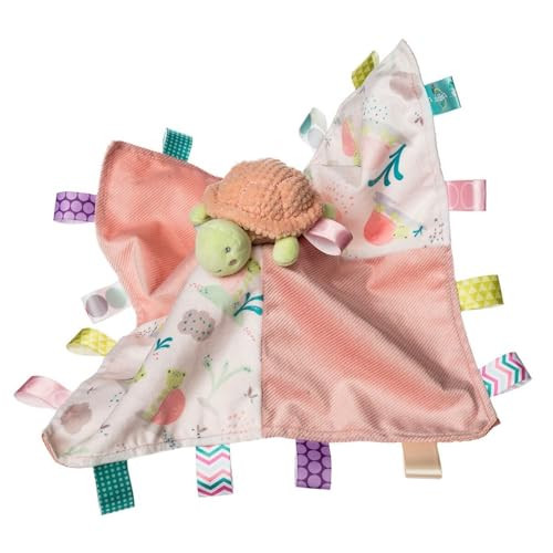 Taggies Lovey Stuffed Animal Security Blanket , Tippy Turtle