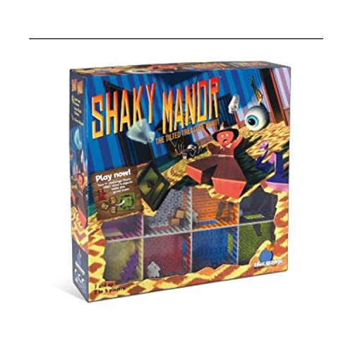 Blue Orange Tabletop Strategy Game, for Kids Teens Adults Family Game Nights Party, Halloween Haunted Mansion, Shaky Manor Games