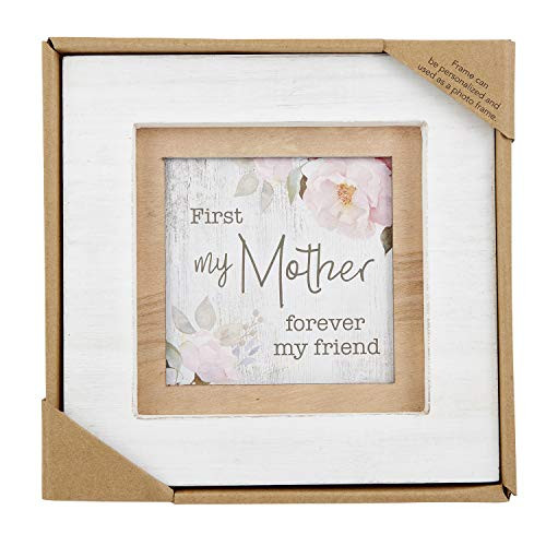 Creative Brands - Natural Expressions Wood Framed Print, 7-Inch Square, Mom