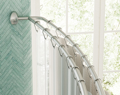 Permanent-Mount Shower Rods