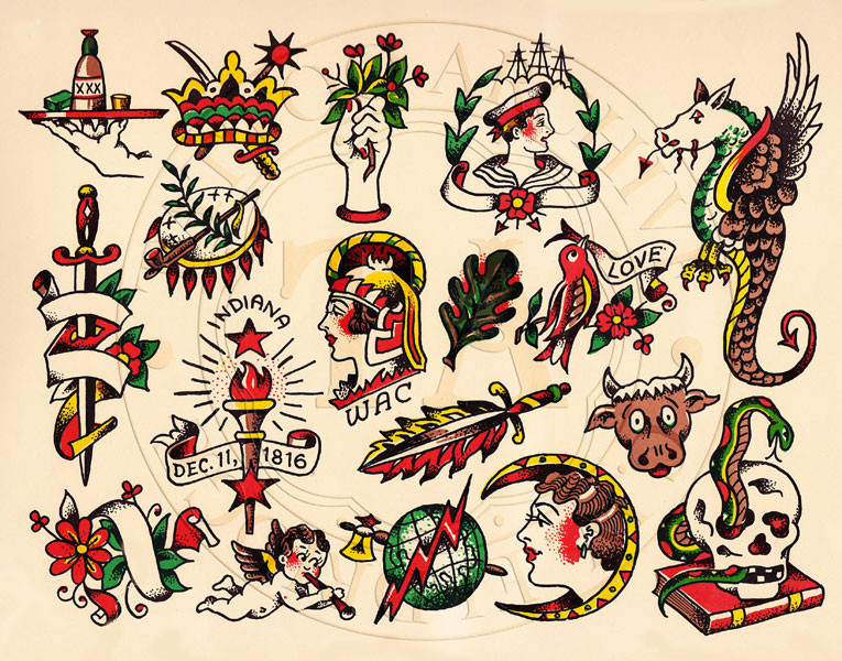 Milton Zeis Color Flash Set - Tattoo Archive