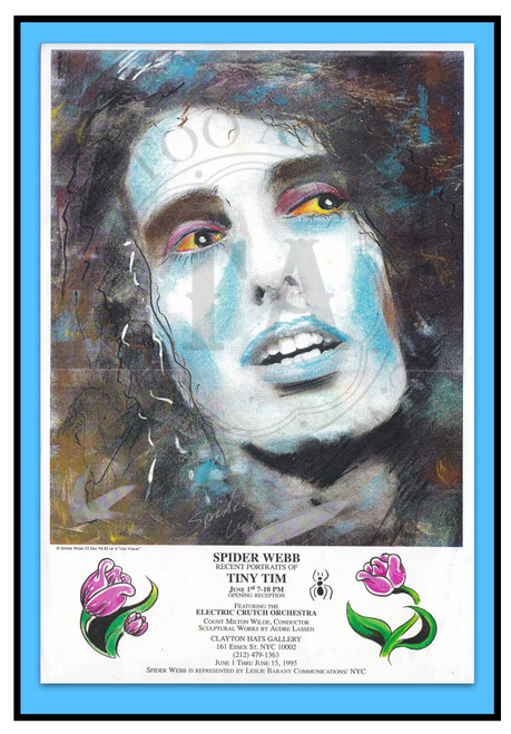 Spider Webb Poster Of Tiny Tim