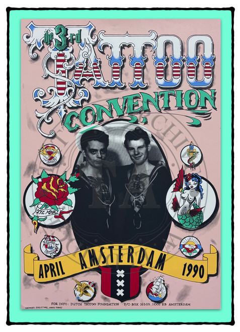 Original Amsterdam Convention Poster 1990