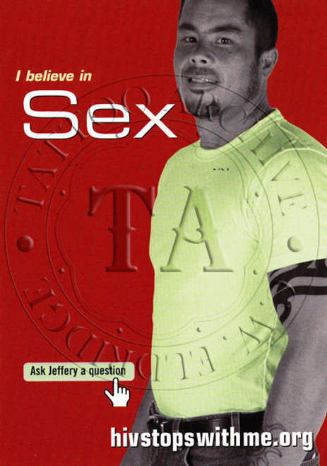 Promo card for the website promoting the practice of safe sex.
4 x 6