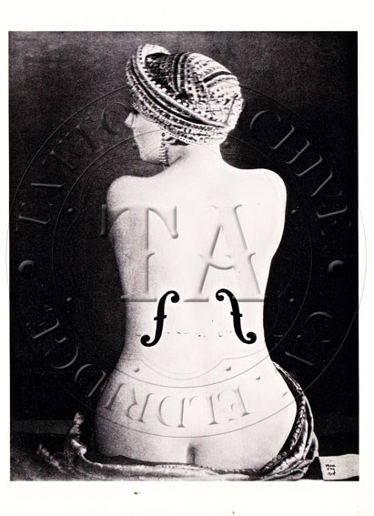 Man Ray Postcard - Tattoo Archive