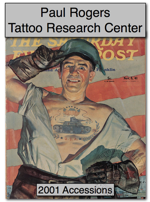 2001 Paul Rogers Tattoo Research Center Accession Book