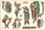 Color reproduction of the classic Cowgirl and Native American sheet by the Zeis Studio. Milton Zeis was one of the first suppliers to sell color production flash.
10 x 15