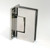 Polished stainless steel hinge