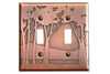 Landscape Double Toggle Copper Switchplate