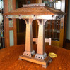 Prairie Craftsman Double Pedestal Table Lamp