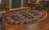 Craftsman Donegal Rose Obsidian Round Rug