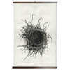 Grand Format Nest Study #2 Print with wood Hanger