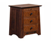 Pasadena 3-Drawer Nightstand with Pullout