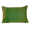 Grass Ombre Lumbar Velvet Pillow By Kevin O'Brien Studio