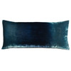 Shark Ombre Velvet Bolster Pillow By Kevin O'Brien Studio