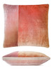 Blush Color Block Velvet Pillow by Kevin O'Brien Studio