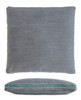 Jade Double Tuxedo Pillow with Velvet Stripes
