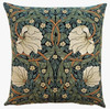 William Morris Pimpernel Sage Tapestry Pillow