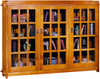 Triple Stickley Bookcase with Glass Doors (89-647)
