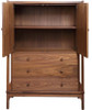 Walnut Grove Gentleman's Chest by Stickley Opened