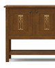 Meadowflower Four-Door Sideboard detail