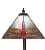 23" High Prairie Dragonfly Buffet Lamp