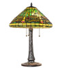  22" High Tiffany Dragonfly Table Lamp