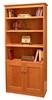 Candler Bookcase Class B with Wooden Bottom Doors