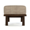 Hudson Valley Wood-Frame Ottoman By Stickley