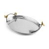 Butterfly Ginkgo Oval Tray by Michael Aram