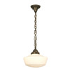 Schoolhouse Pendant with traditional shade 78010