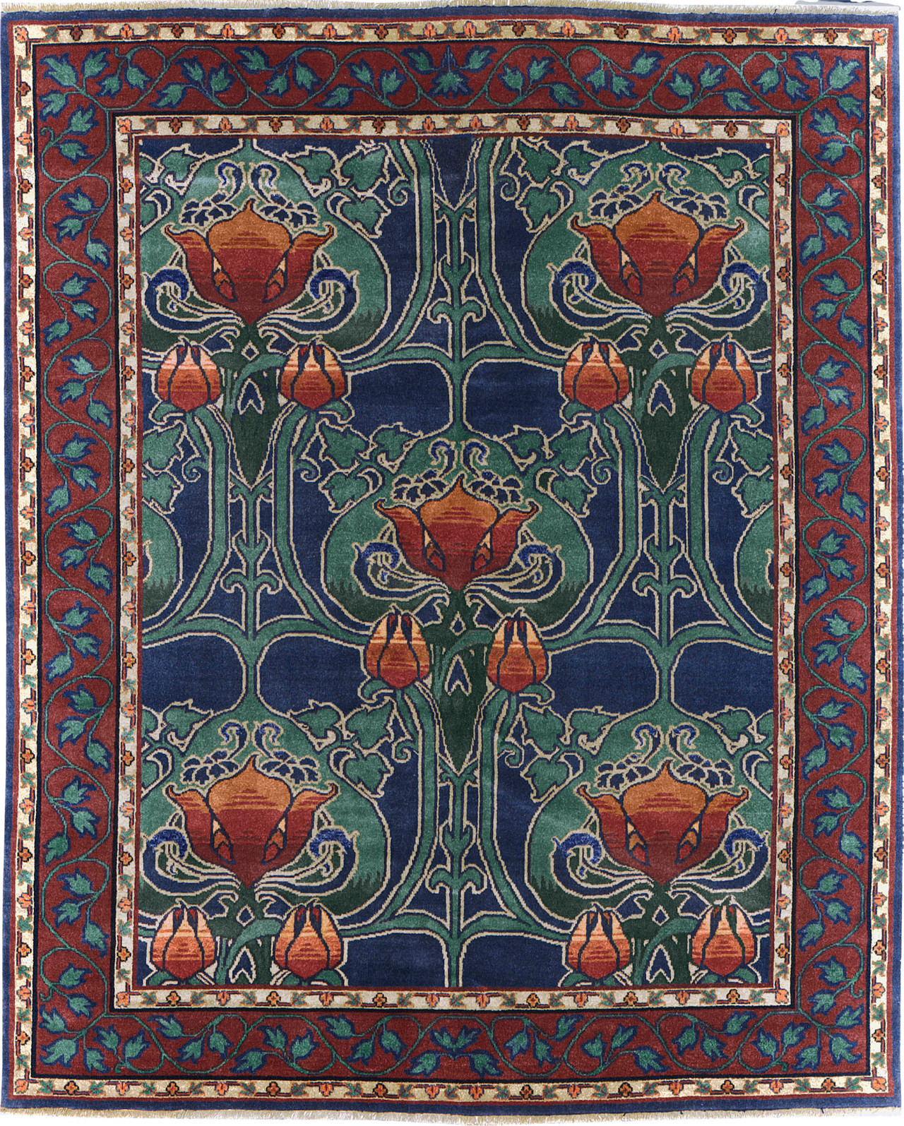 廃盤 ACME FURNITURE MARIPOSA RUG マリポサラグ The McMurdoch hand knotted Rug PC-38B