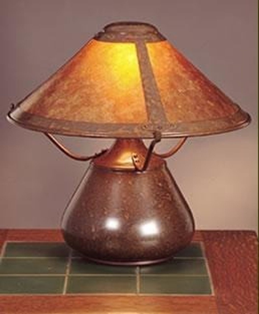 The Mica Lamp Company Beanpot Lamp ML007 The Mica Lamp Company Beanpot Lamp ML007