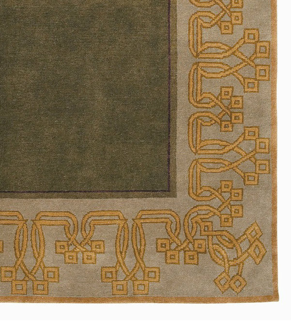 Chinese Lantern Spruce Rug The Mission Motif