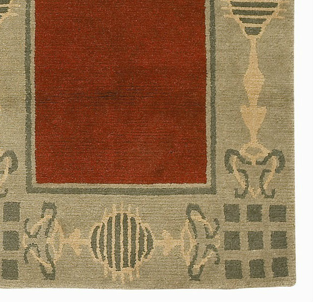 Craftsman Glasgow Ruby Rug The Mission Motif