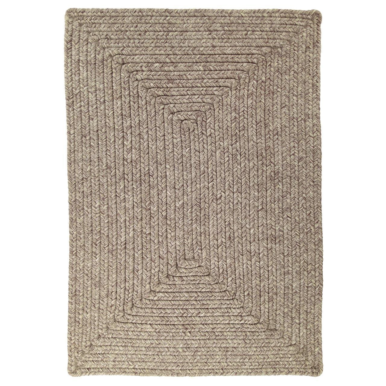 Driftwood Brown Ultra Durable Braided Oval Rugs