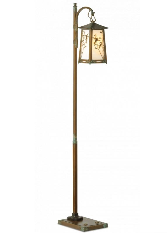Hummingbird Hook Arm Floor Lamp