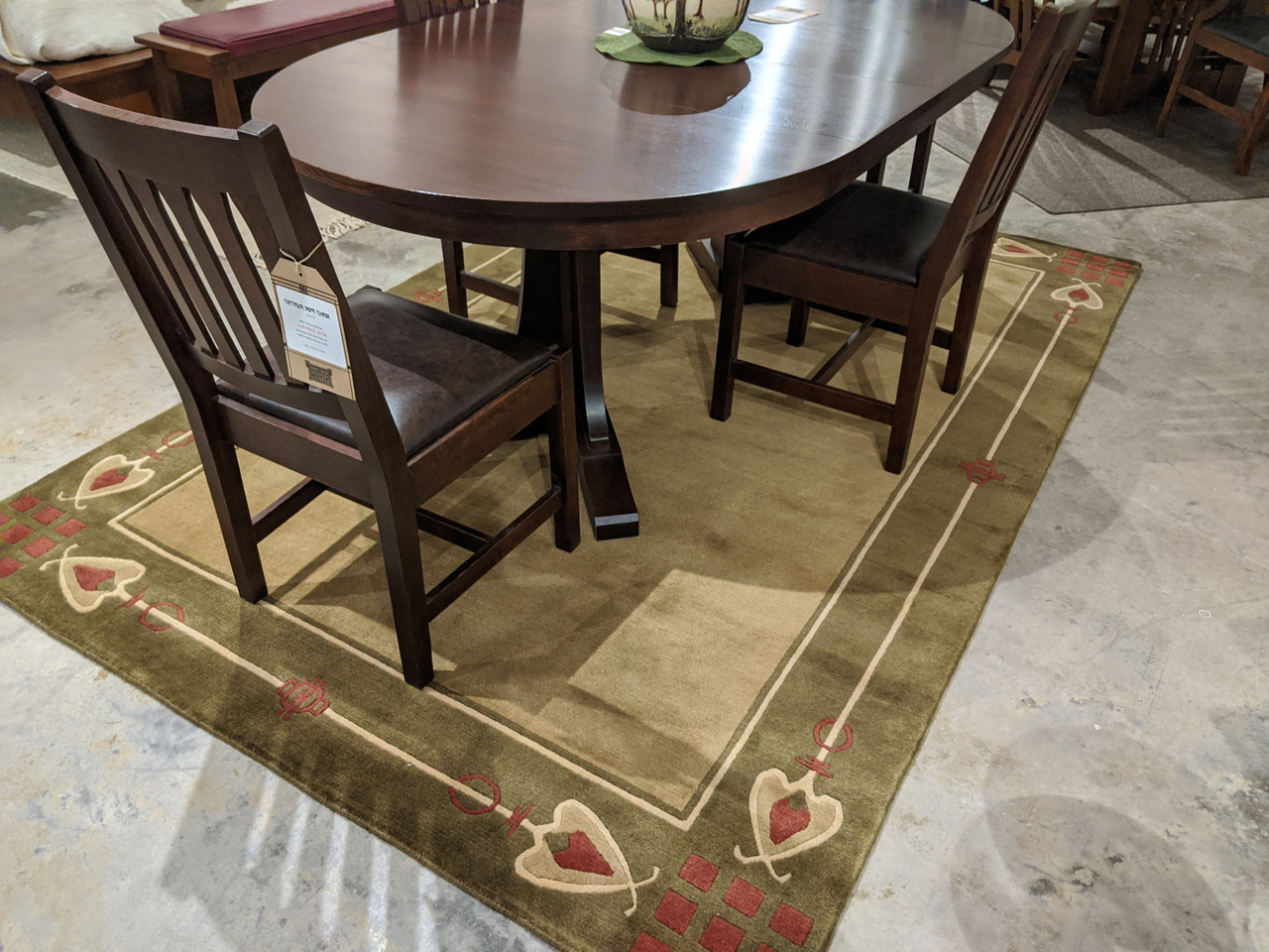 Highland Park Green Stickley Rug