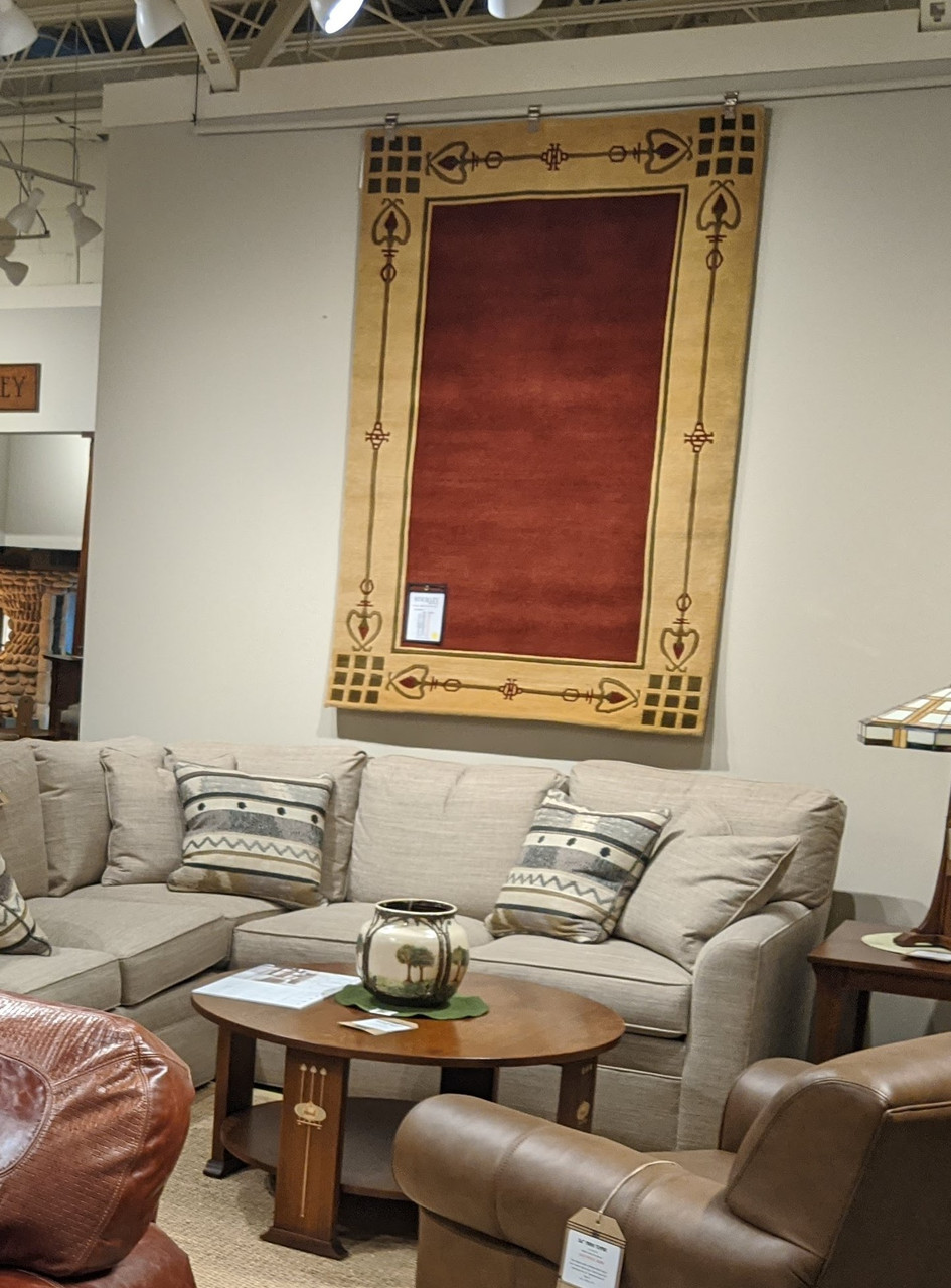 Highland Park Red Stickley Rug