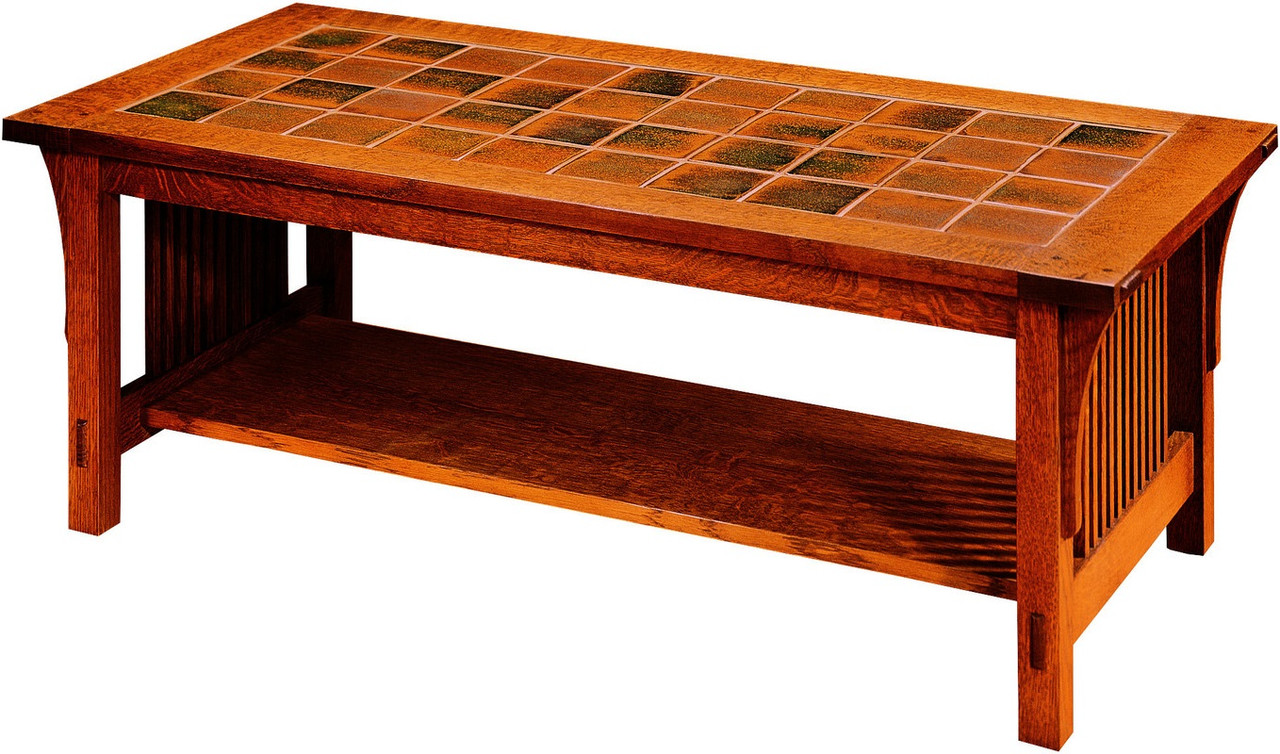 Stickley Mission Tile Top Coffee Table 89758