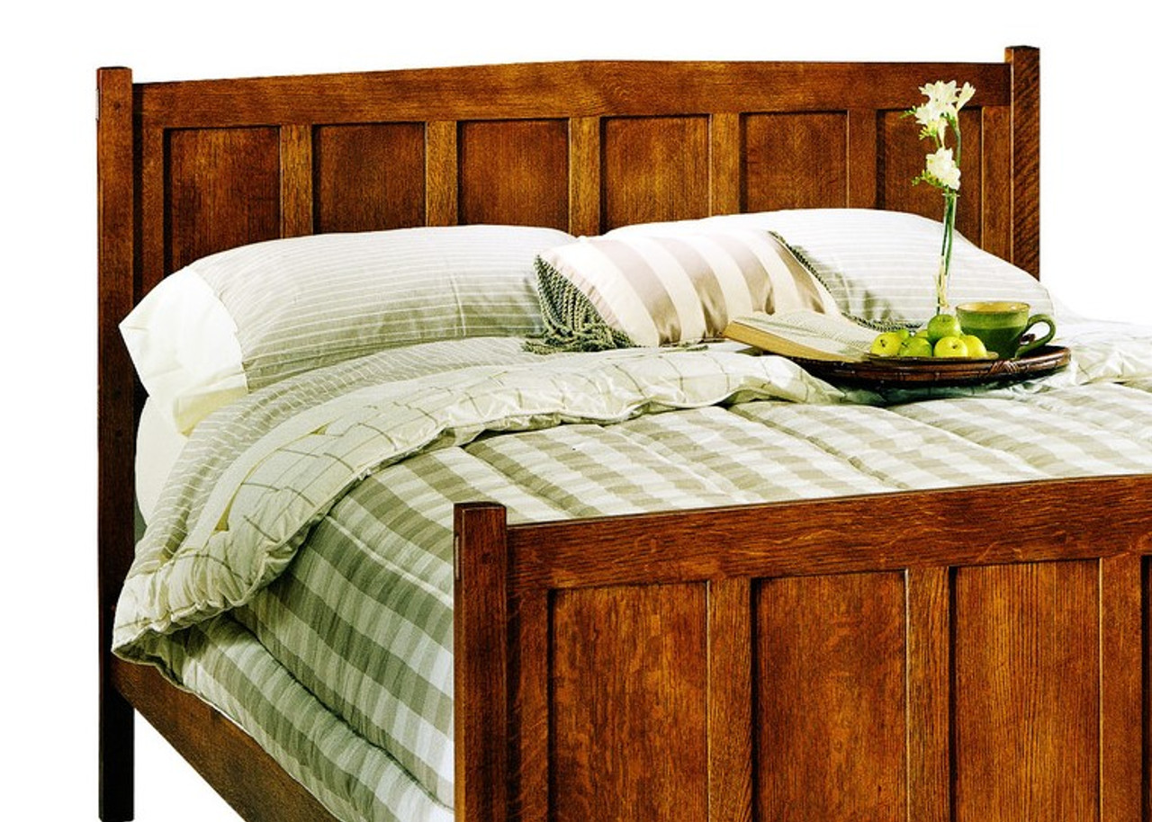 Mission Panel Stickley Bed