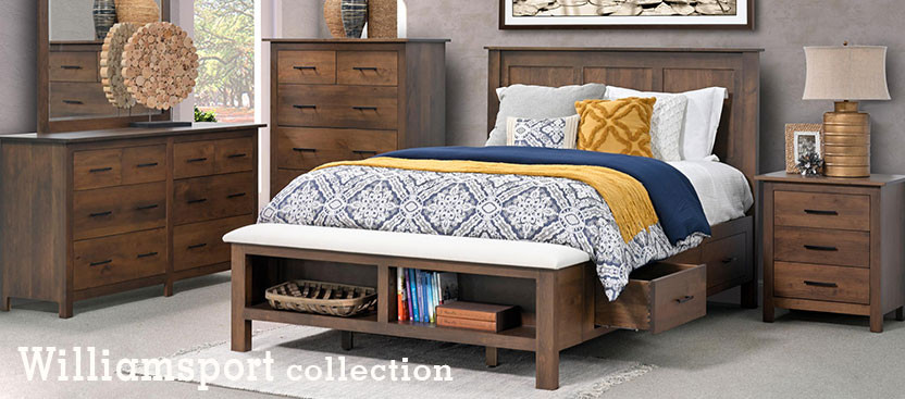 Williamsport Panel Bed