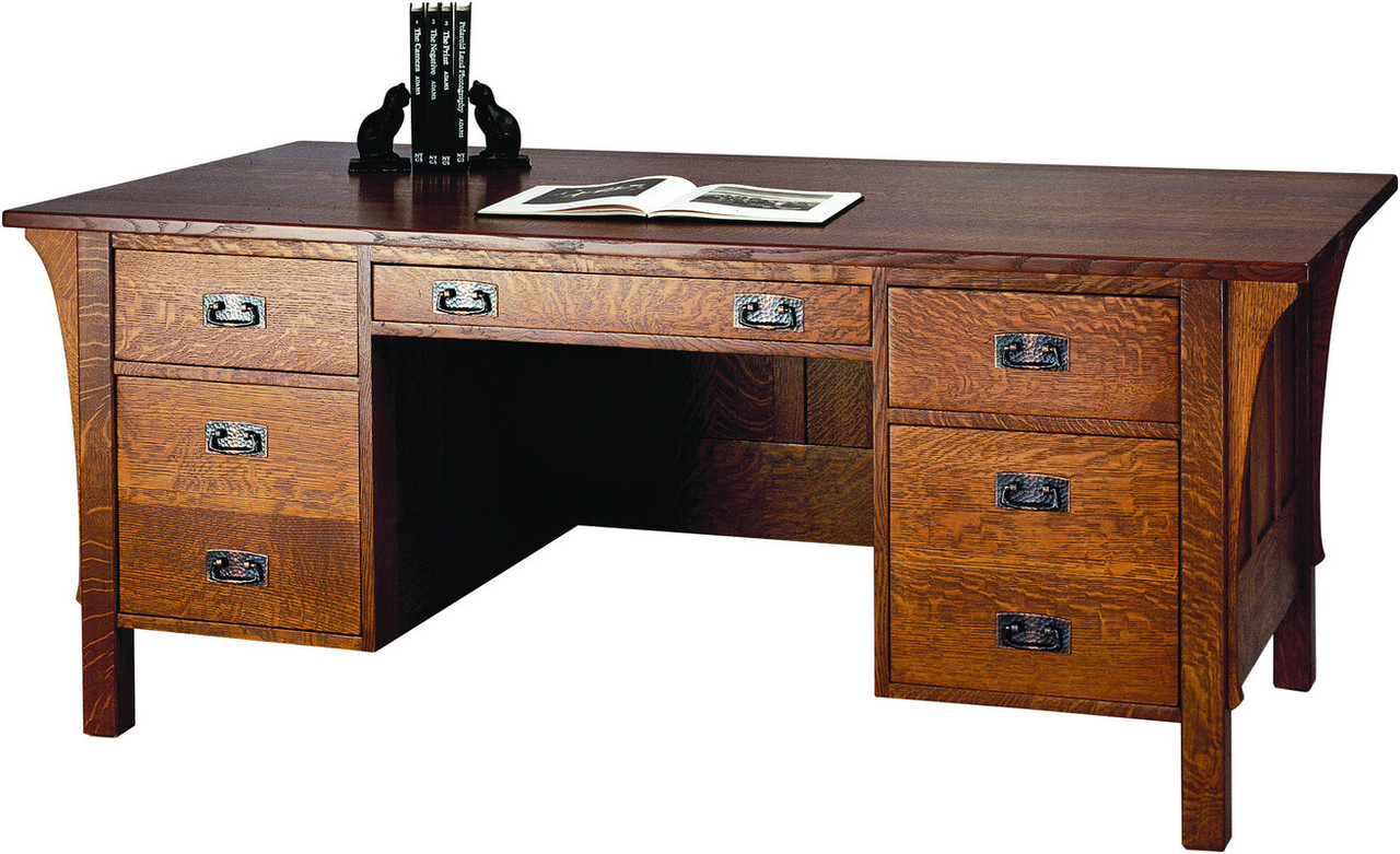 Stickley Executive Desk with Corbels (892272)
