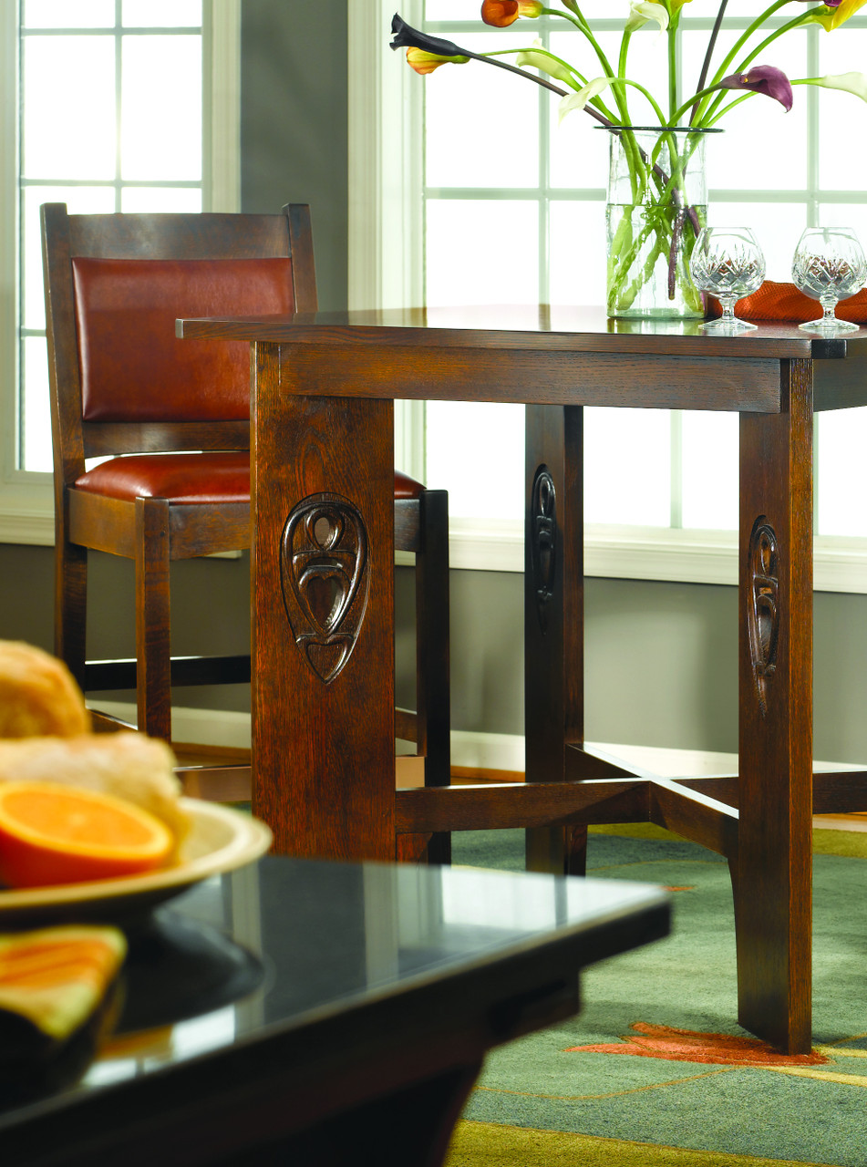 Shop our Upholstered Back Counter and Bar Stool by Stickley
