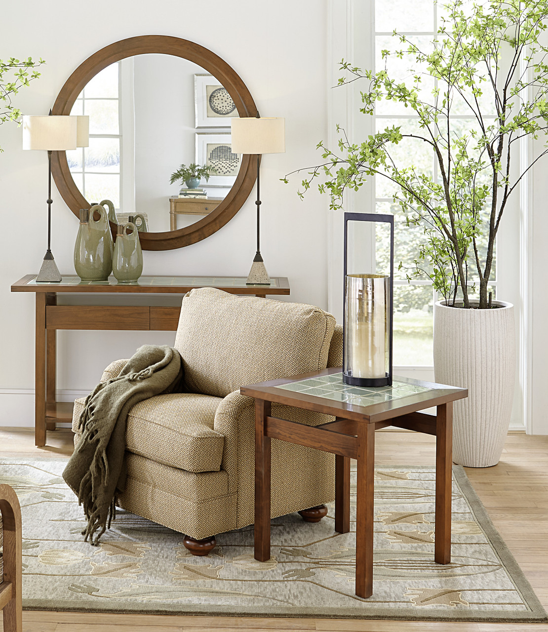 Shop our Tile Top Console Table by Stickley