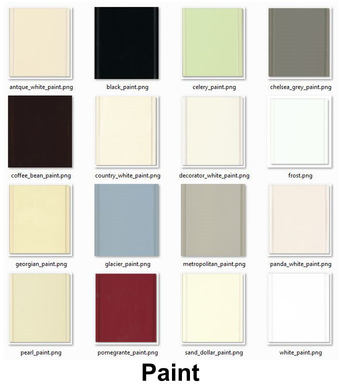 Wood Samples Painted Brown Maple