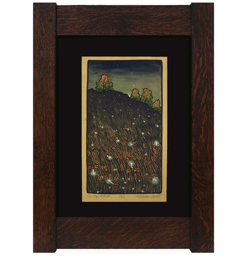 Fire Flies at Dusk Print